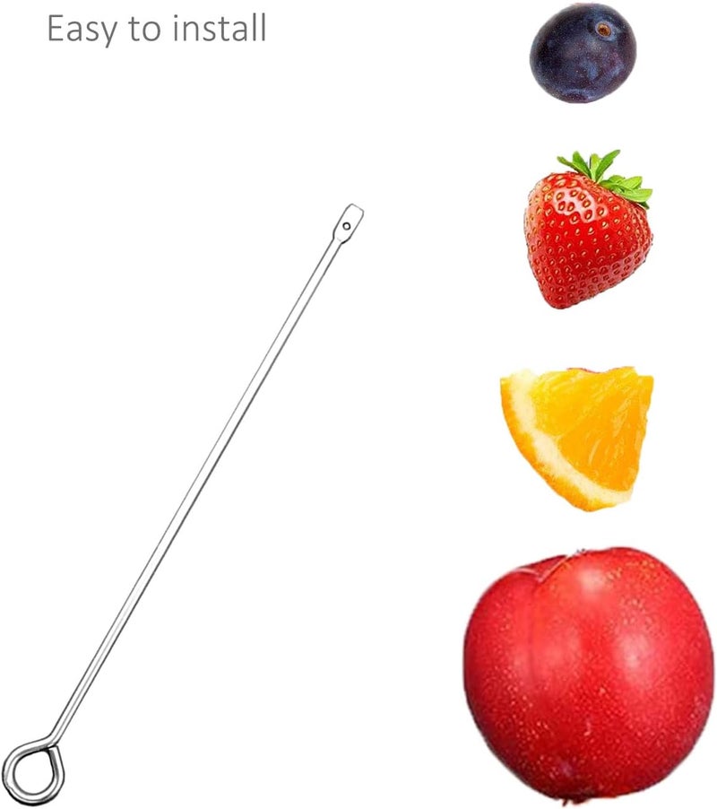 Suplklz Bird Cage Food Holder Parrot Fruit Vegetable Skewer Bird Cage Feeder Foraging Toy for Parakeet Budgie Macaw - Image 4